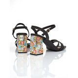 Resti Women's Glitter Crystal Charm Sandals | shoptok.hr