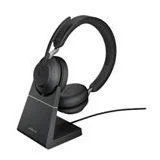 Jabra Evolve2 65 UC Stereo USB-A Headset schwarz BT m.Ladestation