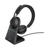 Jabra slušalke Evolve2 65 Link380a uc stereo, bt/usb + polnilna postaja, črne Cene