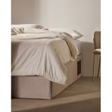 Kave Home Bež oblazinjena zakonska postelja s prostorom za shranjevanje 160x200 cm Matters – | Shoptok.si
