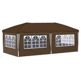  Rastezljivi šator za zabave 575 x 288 x 245 cm Sivosmeđa | Eponuda.com