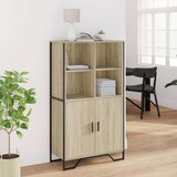  Visoka komoda boja hrasta 79 5x35 5x137 5 cm konstruirano drvo | shoptok.hr