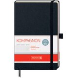  NOTES A5 KARO 96L 80G ŠAMOA S GUMICOM KOMPAGNON BRUNNEN 10-55228 05 CRNI | shoptok.hr