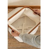 Bigso Krem tekstilna kutija za pohranu s poklopcem 40,5x33x30 cm Bamboo/Linen – | shoptok.hr