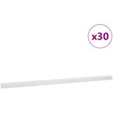  Profili za rubove stepenica 30 pcs Srebrno 67 x 3.5 x 3 cm | Eponuda.ba