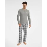 Henderson Usher Pajamas 40946-90X Grey Melange Gray Melange Cene
