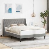  Krevetna konstrukcija Svijetlo siva 140 x 200 cm Baršun | shoptok.hr