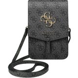Guess potiskana torbica za pametni telefon z naramnico 4G logo card case siva, črna, (5000016392) Cene