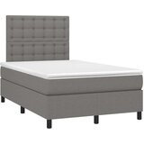  Krevet s oprugama i madracem tamnosivi 120 x 200 cm od tkanine | shoptok.hr