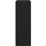  Komoda s ladicama i vratima crni hrast 73x31x90 cm | shoptok.hr