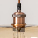  Luster na sajli SEVENTIES E27/60W/230V dimljeno/smeđe | Eponuda.com