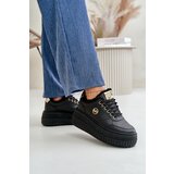 Boto Sneakers Women Sports Shoes Insulated On Massive Sole Black Ardiela | Shoptok.si