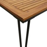  Vrtni stol s U-nogama 200x90x75 cm od masivnog drva bagrema | shoptok.hr