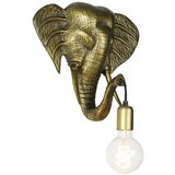 QAZQA Vintage stenska svetilka zlata - Slon | Shoptok.si