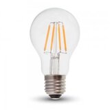 V-tac led sijalica E27 4W 2700K staklo A60 Cene