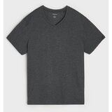 Sinsay Basic majica kratkih rukava s V-izrezom | shoptok.hr