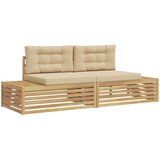  2 pcs Set vanjskih sofa Poliester Bijela | Eponuda.ba
