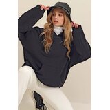 Trend Alacati Stili Ženski duks ALC-531-009, Sa kapuljačom, Crni Cene