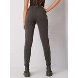 RELEVANCE Sweatpants-RV-DR-7076.21-dark khaki | Shoptok.si