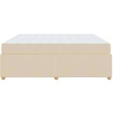  Okvir za krevet s madracem Krema 180 x 200 cm tkanina | shoptok.hr