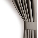 Restilo blackout curtain, beige, smooth finish, classic design, with tieback, multifunctional tape, substantial blackout fabric, 140 x 280 cm | shoptok.hr