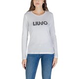 Liu Jo Majice z dolgimi rokavi ECS T-SHIRT MODA M/L UF5283 JS923 Bela | Shoptok.si