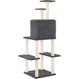 Penjalica za mačke sa stupovima za grebanje tamnosiva 144,5 cm | shoptok.hr