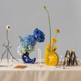 DOIY vaza mesec, plava, 19 cm, | ePonuda.com