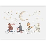  Foto tapeta - Subtle Animals Among the Stars (Watercolour) 147x105 Samoljepljiva | shoptok.hr