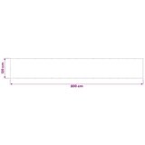 Balkonski zaslon crni 120x800 cm 100 % poliester Oxford | shoptok.hr