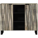  Komoda Bijelo 90 x 33 x 75 cm masivno drvo manga | shoptok.hr