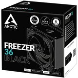 Arctic Freezer 36 crni CPU hladnjak, CPU Višekompatibilni hladnjak za AMD: AM4/AM5, Intel: 1700/1851. | shoptok.hr