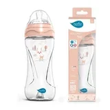 Flašica za bebe, Anti colic, 330 ml, Kajsija