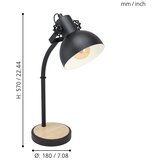 Eglo 43165 - Stona lampa LUBENHAM 1xE27/28W/230V | Eponuda.com