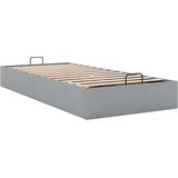  Okvir kreveta bez madraca svjetlosivi 100x200 cm od tkanine | shoptok.hr