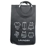 Veš korpa 64cm (SIVA/BAG) MV94-20 39x30x64cm
