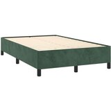  Krevet box spring s madracem tamnozeleni 120x190 cm baršunasti | shoptok.hr
