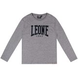 Leone 1947 Majice z dolgimi rokavi Boy T-Shirt Long Sleeves Basic Siva Cene