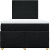  Krevet box spring s madracem crni 120 x 190 cm od tkanine | shoptok.hr