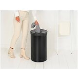 Brabantia Mat črn kovinski koš za perilo 60 l – | Shoptok.si