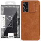 Nillkin SKÓRZANE ETUI CASE OBUDOWA FUTERAŁ DO SAMSUNG GALAXY A73 BRĄZOWY, (21910863) | Shoptok.si