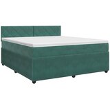  Boxspring krevet s madracem Tamnozelena 140 x 190 cm Baršun | shoptok.hr