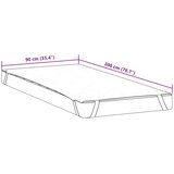  Zaštita za madrac bijela 90x200 cm vodootporna | shoptok.hr