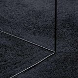  Tepih OVIEDO kratkih vlakana crni 160 x 230 cm | shoptok.hr
