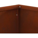 Kamin Smeđa 60 x 60 x 35 cm Čelik otporan na vremenske uvjete | shoptok.hr