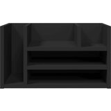  Organizator za stol crni 44 5 x 24 x 25 cm konstruirano drvo | shoptok.hr