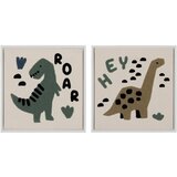 Ixia Dječje slike u setu 2 kom 30x30 cm Relief – | shoptok.hr