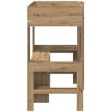  Okvir kreveta na kat s stolom Umjetnički hrast 90 x 190 cm | shoptok.hr
