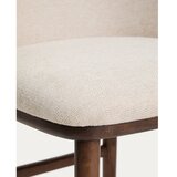 Kave Home Bež oblazinjen barski stol (višina sedeža 75 cm) Ciselia – | Shoptok.si