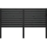  Uzglavlje za krevet crno 141 x 4 x 100 cm od masivne borovine | shoptok.hr